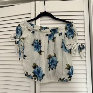 Off the Shoulder Floral Top
